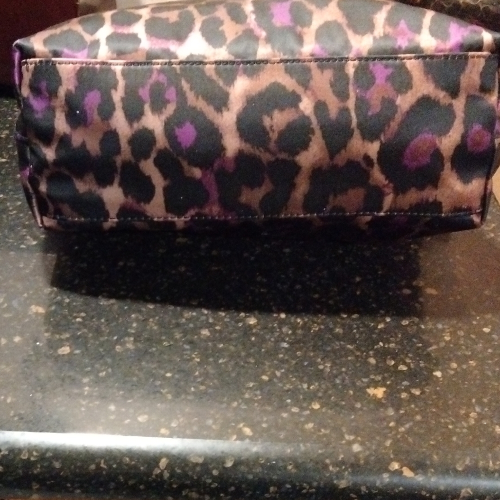 Coach Purple and Black Shoulder Bag with Structured Silhouette - Picture 9 of 16
